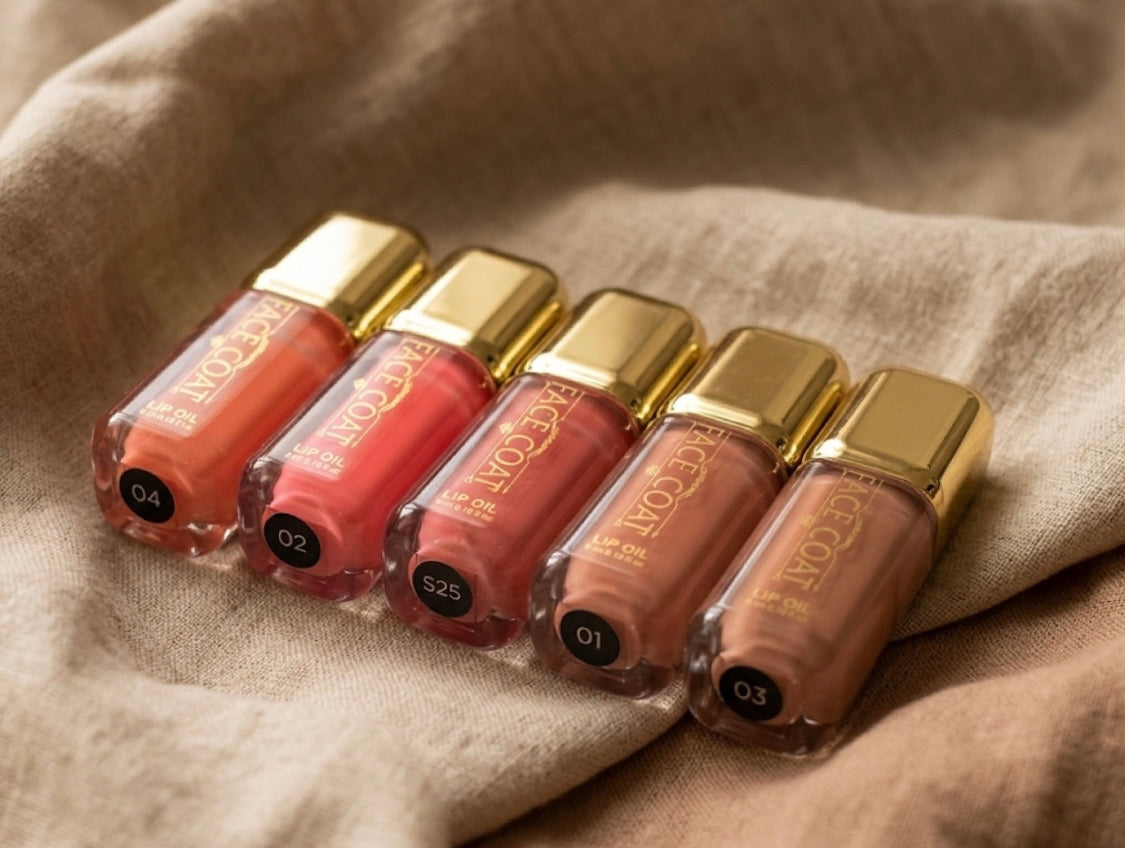 FACE COAT LIP OIL GLOSSES