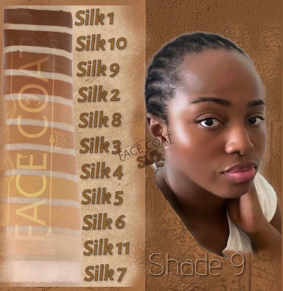 FACE COAT SILK