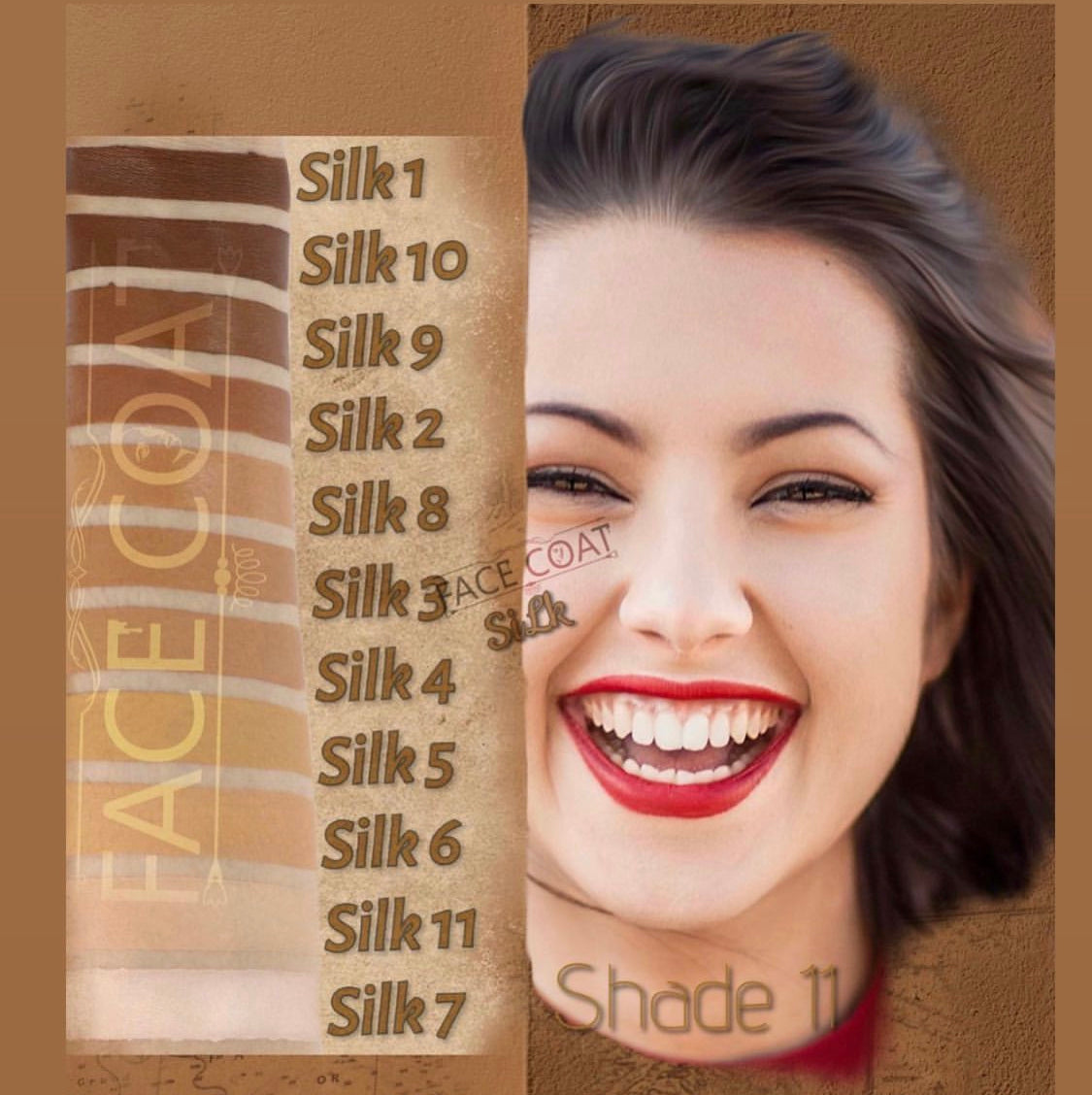 FACE COAT SILK