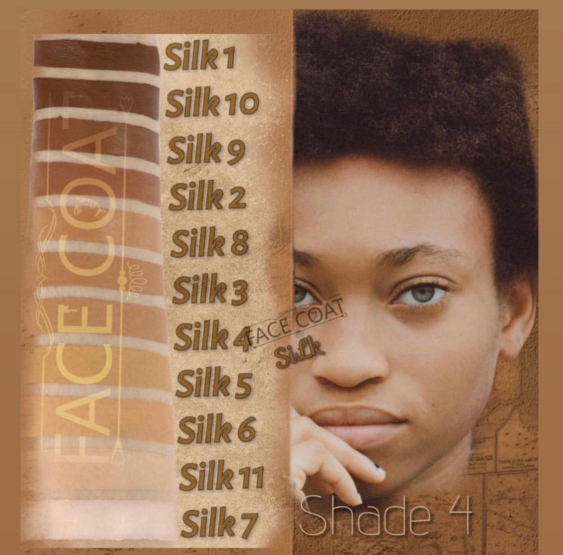 FACE COAT SILK