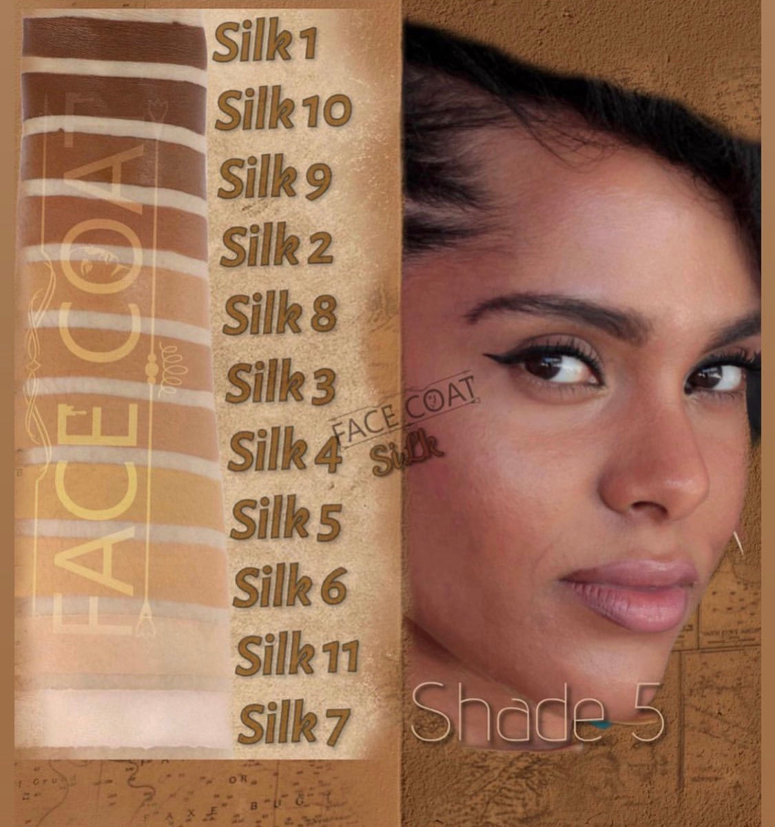 FACE COAT SILK