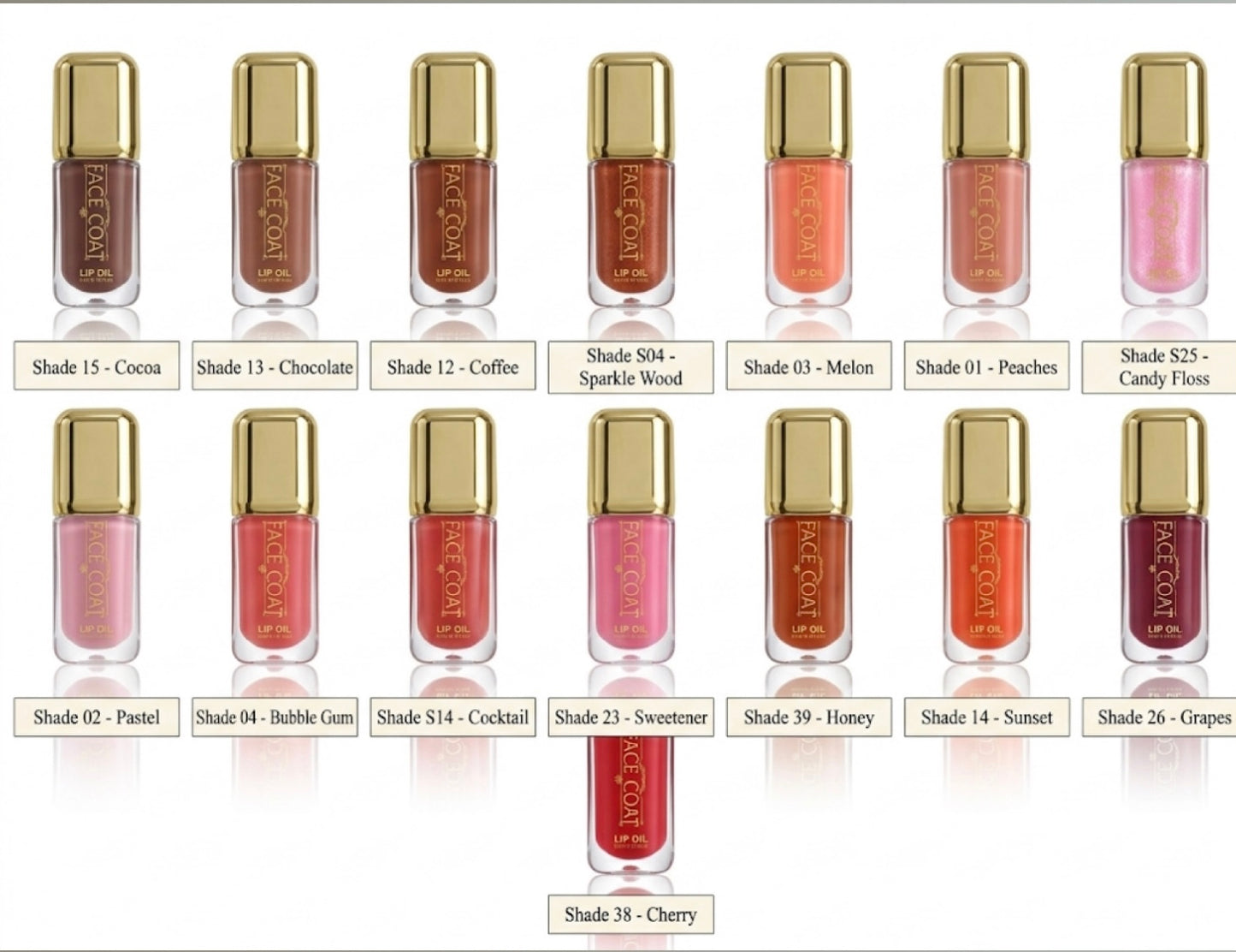FACE COAT LIP OIL GLOSSES